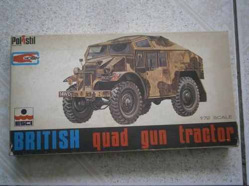 Maquette vehicule british quad - maquette,